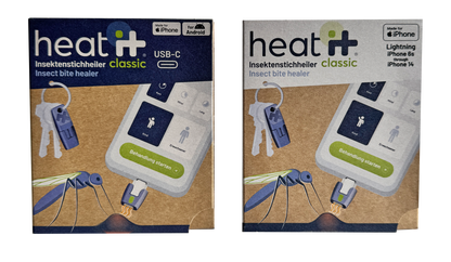 Heat it® Lightning + USB-C - Soulagement des démangeaisons par chaleur