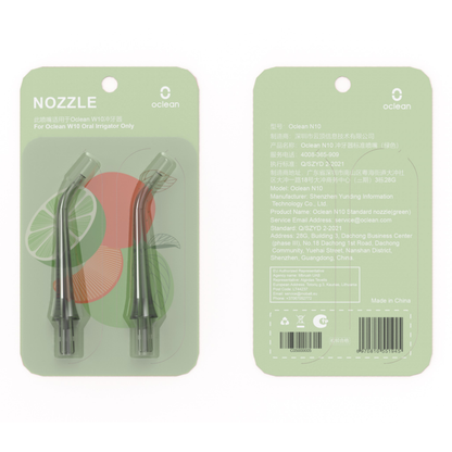 Oclean Embout N10 pour Hydropulseur Dentaire W10 - Pack de 2