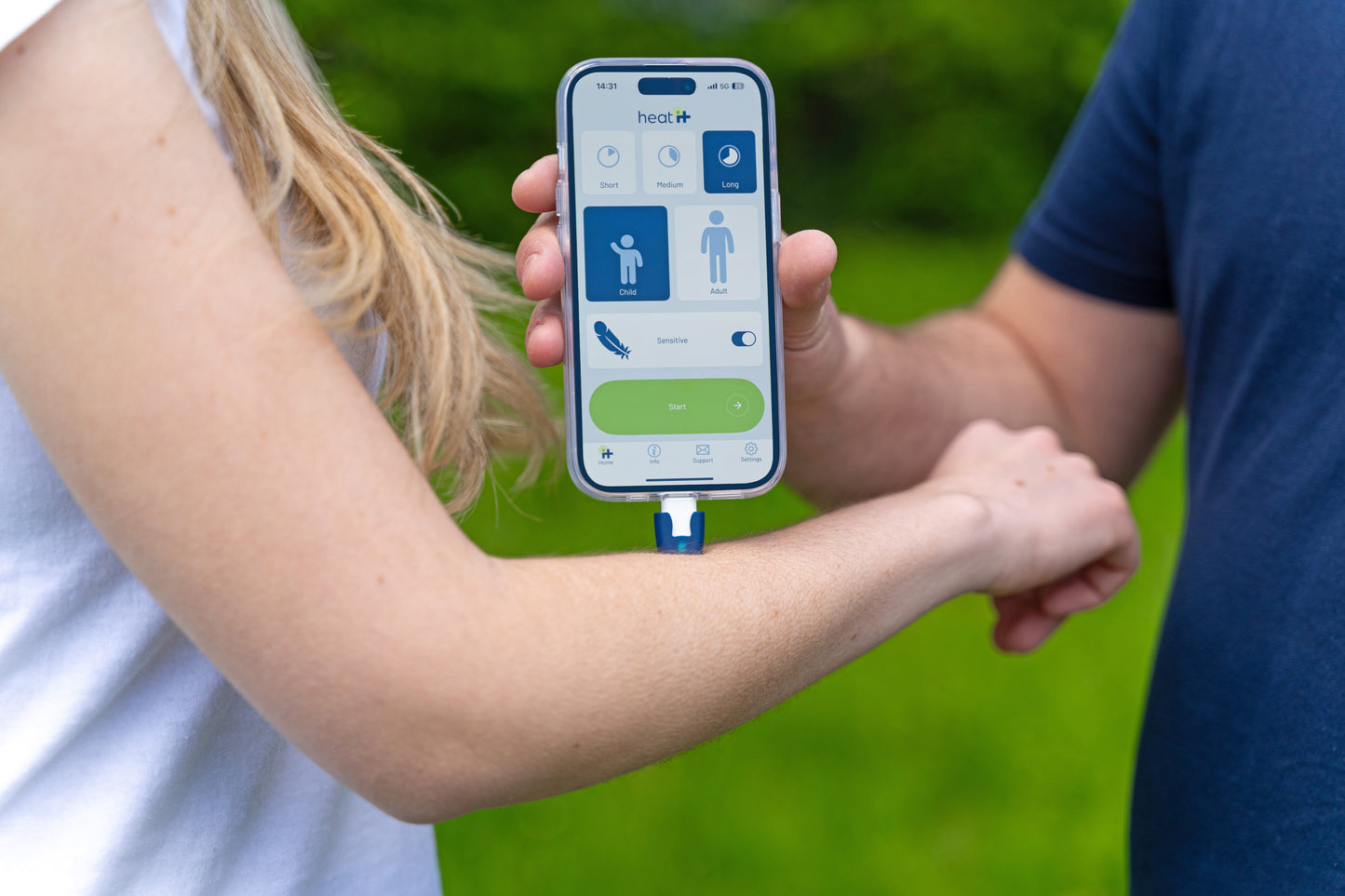 heat it® USB-C – Soulagement des démangeaisons par chaleur (Android & iPhone 15+)