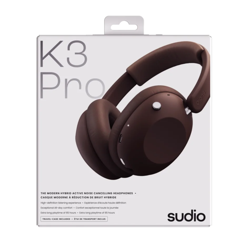 Sudio K3 Pro – Casque Bluetooth à réduction de bruit active hybride Description courte