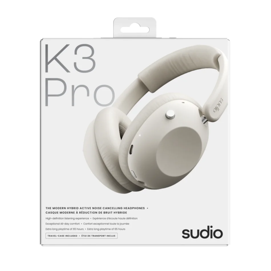 Sudio K3 Pro – Casque Bluetooth à réduction de bruit active hybride Description courte