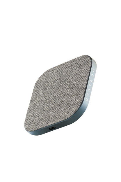Upström HÄMP – Chargeur sans fil éco-conçu en chanvre et aluminium recyclé